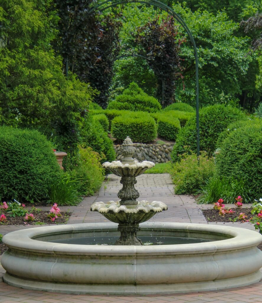 Lawn maintenance services for residential garden landscaping